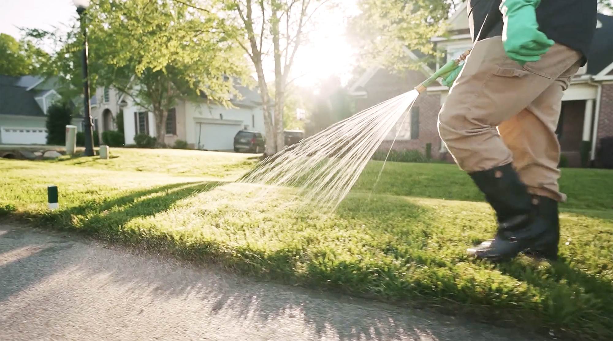 Watering the Lawn